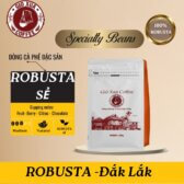 Cà phê nguyên hạt Natural Robusta Sẻ, Rang mộc, độ chín tự nhiên trên 98%, Hương vị tự nhiên