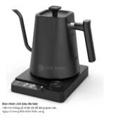 Ấm Điện Cổ Ngỗng Pha Pour-over Chuyên Nghiệp – Điều Chỉnh Nhiệt Độ 40 đến 100 độ, chế độ giữ nhiệt 1 đến 8h