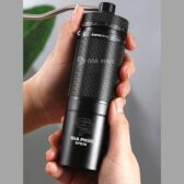 Cối xay cà phê Espresso bằng Tay GP02S 180 click bằng thép không gỉ 420 CNC nguyên khối 7 cách