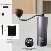 Cối xay cà phê Espresso bằng tay GP02 60 click điểu chỉnh Lưỡi xay nguyên khối 7 cạnh thép không gỉ 420