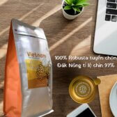 Cà phê bột Fine Robusta pha Phin Đặc Sản, chế biến Natural, tỉ lệ chín 99%, trọng lượng 500g