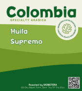 Cà phê Colombia Huila Supremo, chế biến Wash, Rang Medium,