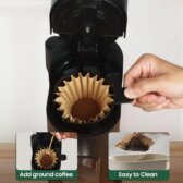 Giấy Lọc Cà Phê Kalita Wave | Size 155/5mm | Bột Gỗ Tự Nhiên| 100 tờ/bịch