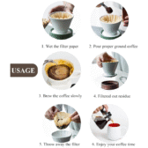 Giấy Lọc Cà Phê Kalita Wave | Size 155/5mm | Bột Gỗ Tự Nhiên| 100 tờ/bịch