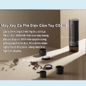 Máy xay cà phê điện cầm tay CGE03 | CERA+ | lưỡi Burr 10 cách  thép SUS420 | Pin 2,400mAh