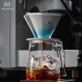 Phễu pha Cà Phê Pour over MUVNA Bằng Gốm Sứ V60_01 | XingChuan ceramic coffee dripper 12 Phễu pha Cà Phê Pour over MUVNA XingWo ceramic filter cup Bằng Gốm Sứ V60