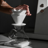 Phễu pha Cà Phê Pour over MUVNA Bằng Gốm Sứ V60 | XingWo ceramic filter cup 1 Phễu pha Cà Phê Pour over MUVNA Bằng Gốm Sứ V60 | XingWo ceramic filter cup