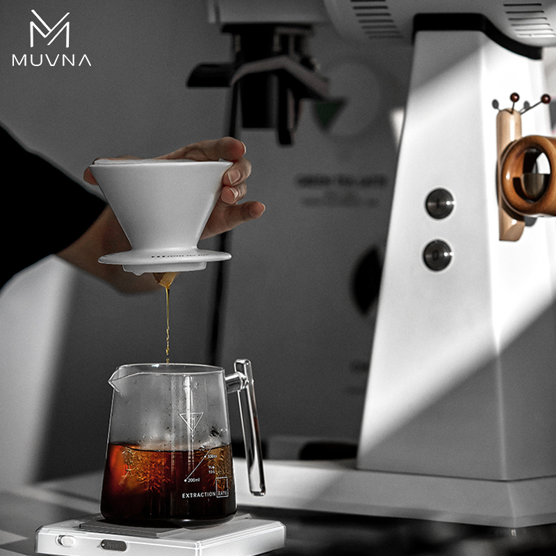 800主图11 Phễu pha Cà Phê Pour over MUVNA Bằng Gốm Sứ V60 | XingWo ceramic filter cup
