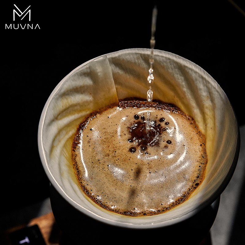 800主图8 Phễu pha Cà Phê Pour over MUVNA Bằng Gốm Sứ V60 | XingWo ceramic filter cup