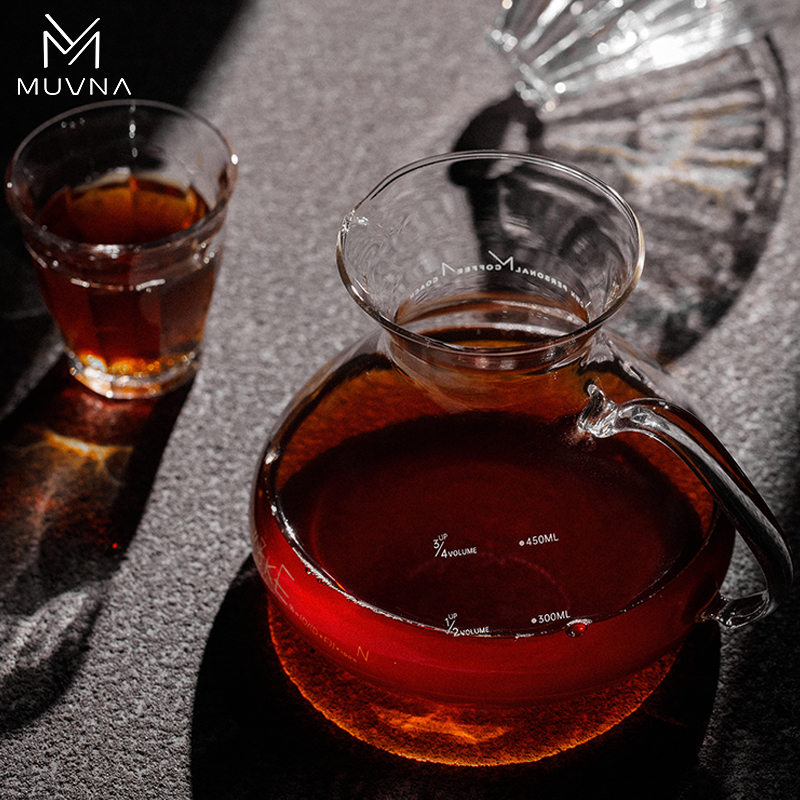 800主图8 Bình Thủy Tinh chia Cà Phê MUVNA Yingzhan sharing pot 450ML