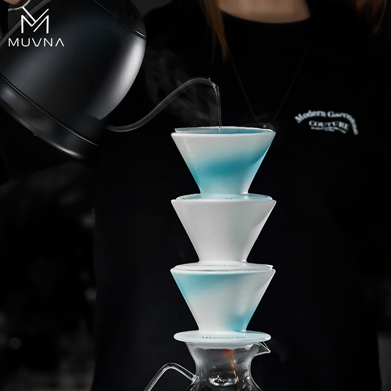 800主图9 Phễu pha Cà Phê Pour over MUVNA Bằng Gốm Sứ V60 | XingWo ceramic filter cup