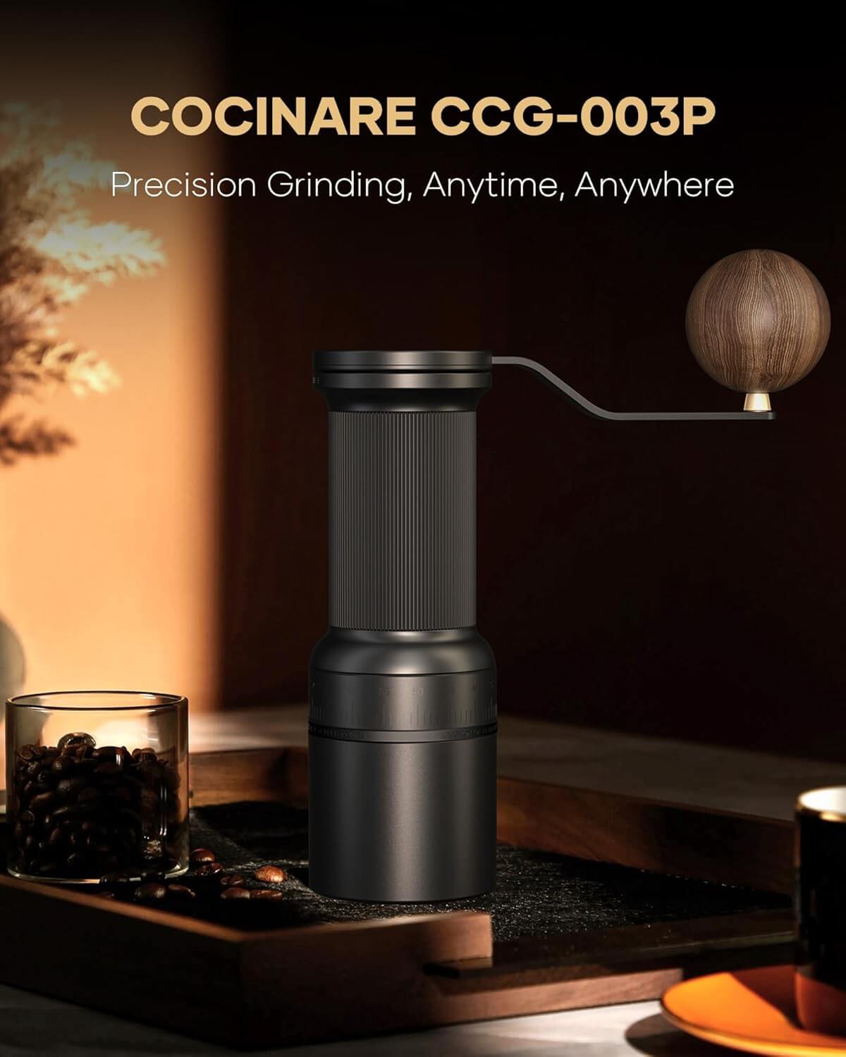 71wiQpdqE+L._AC_SL1500_ Cối xay cà phê cầm tay Cocinare ESSENCE GO B38 Pro – 80 Cấp Độ Xay | Lưỡi Xay Vertex10 Cut | Dung Tích 30g |Túi Đựng máy