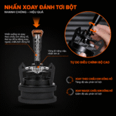 Dụng Cụ WDT  3in1 Nhấn Xoay Đánh Tơi Cà phê 58mm  |12 Kim Inox 304