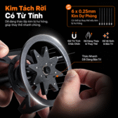 Dụng Cụ WDT  3in1 Nhấn Xoay Đánh Tơi Cà phê 58mm  |12 Kim Inox 304